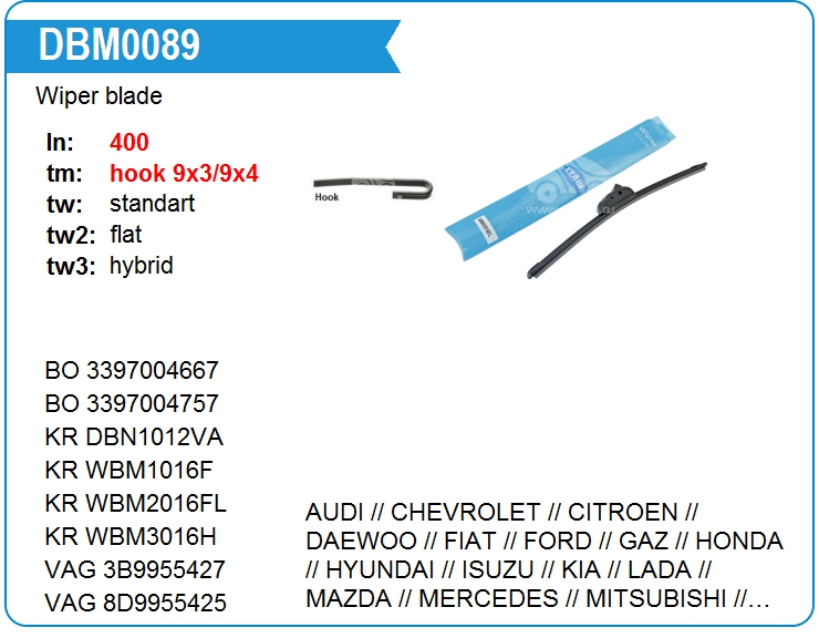 Щетка стеклоочистителя Hyundai 983602E000 (983602E000)
